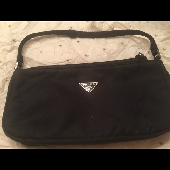 prada nylon clutch